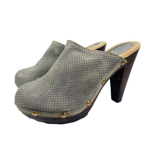 Sbicca Vintage Collection Lettie Platform Wood Clog Heel Women size 39 US 8.5 - Picture 2 of 8